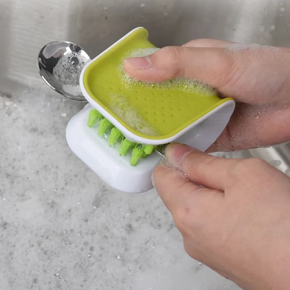 Kitchen Cleaning Tools Cleaning Brush Plastic Washing Tool Tableware Brush Automotive Safe Belt Double Sided