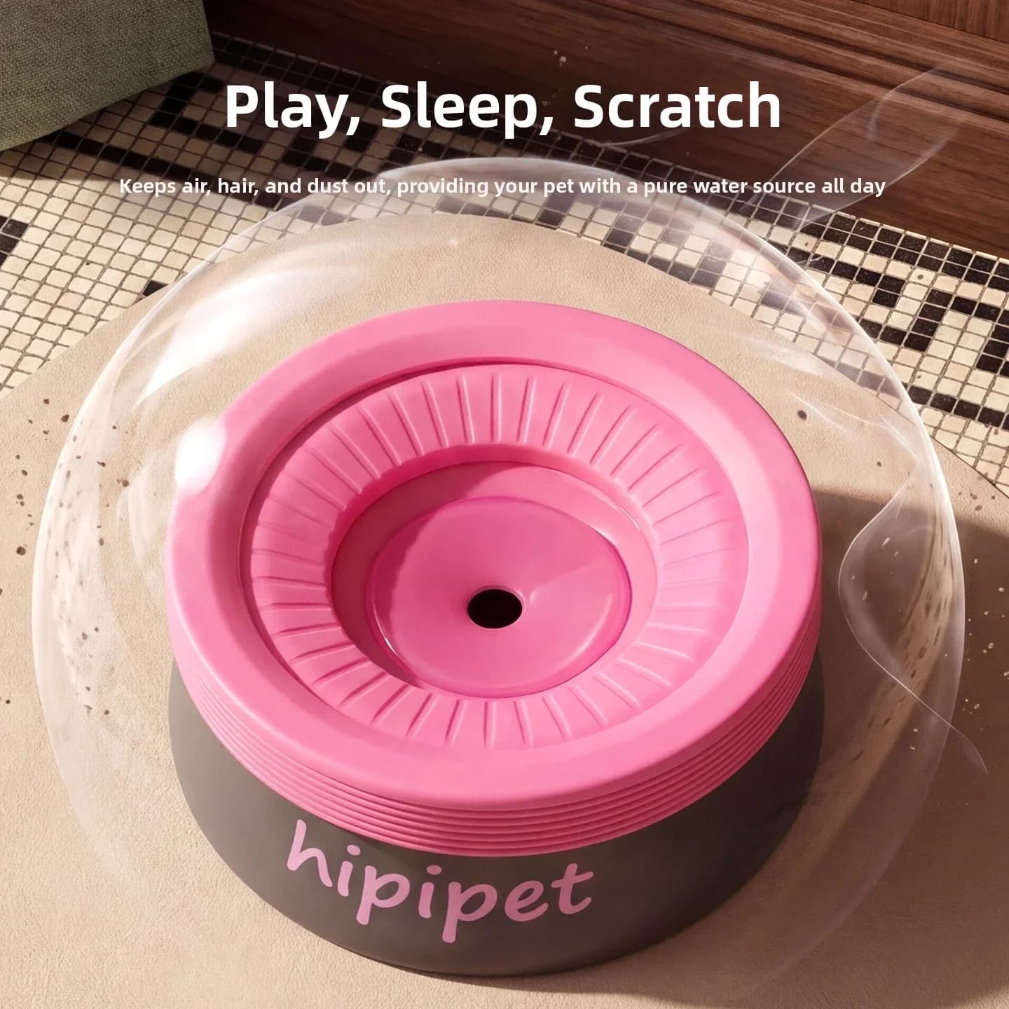 Floating Pet Water Bowl with Gravity Control