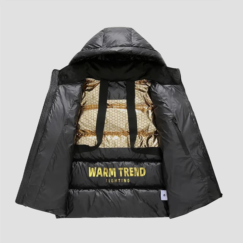 Men's Hooded Puffer Parka Jacket
