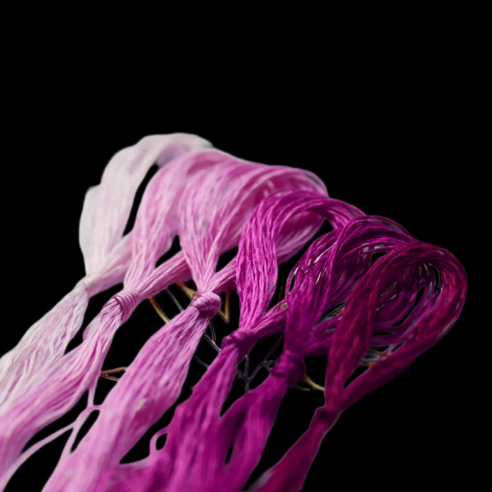 Embroidery Floss Silk Thread Set, 20m Skeins