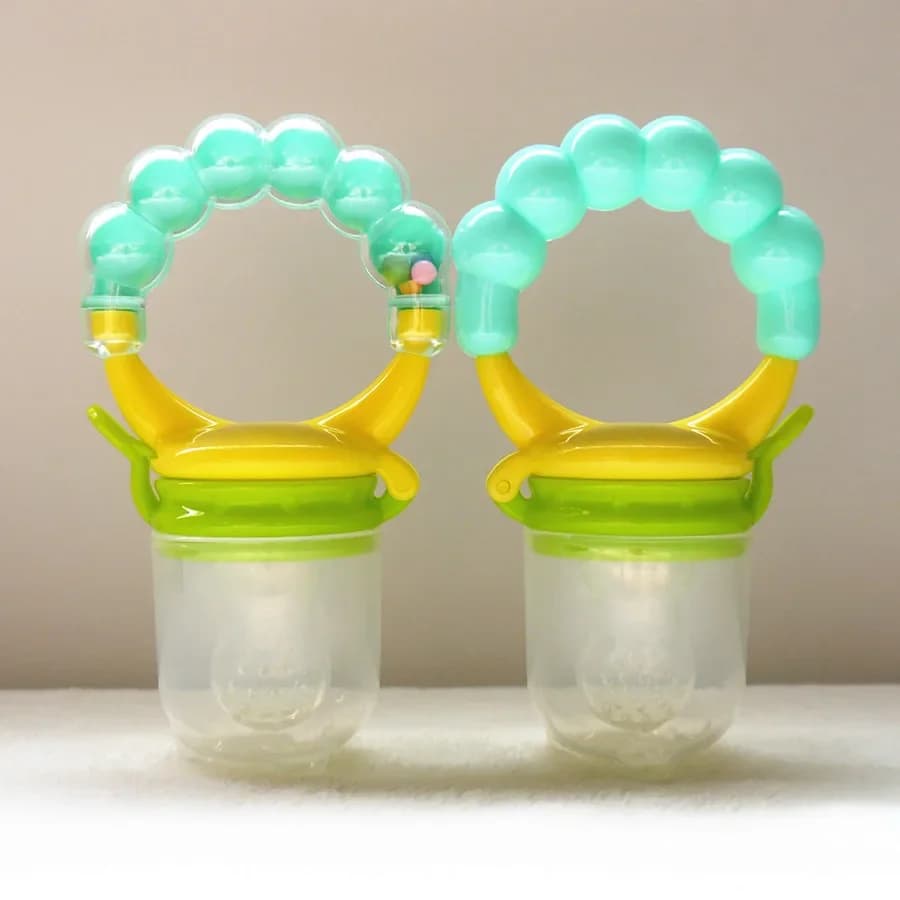 Feeding Safe Baby Supplies Nipple Teat Teethers New Kids Teethers Nipple Fresh Food Nibbler Feeder Ring Baby Dummies Teethers