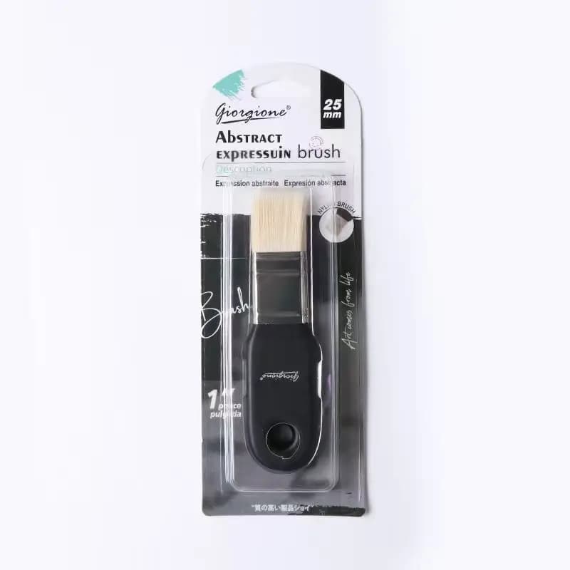 Flat Bright Paint Brushes with Wooden Handle