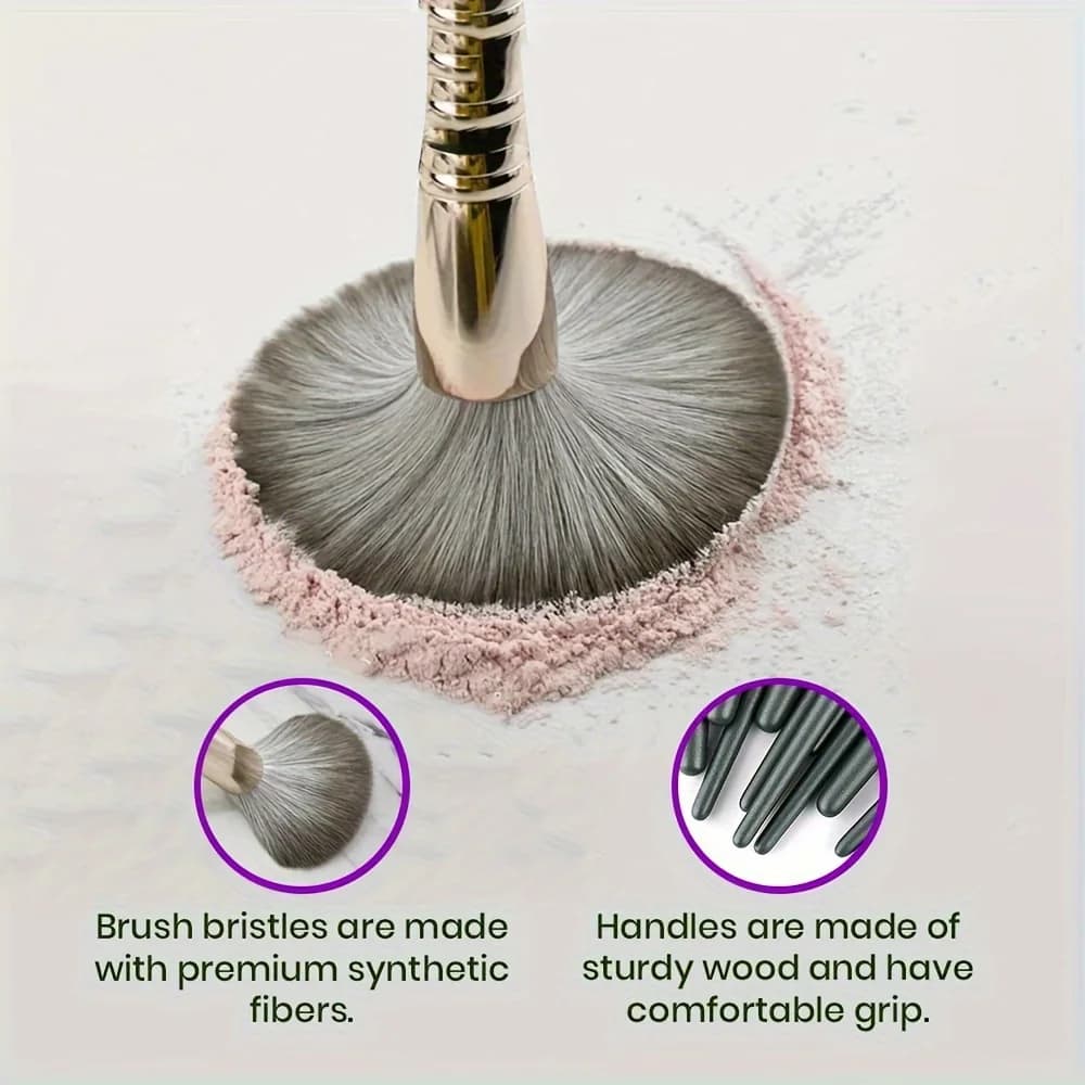 14 Professional Makeup Brushes That Can Create A Variety Of Looks, Suit Different Styles, Are Clean And Help Reduce Breakouts.