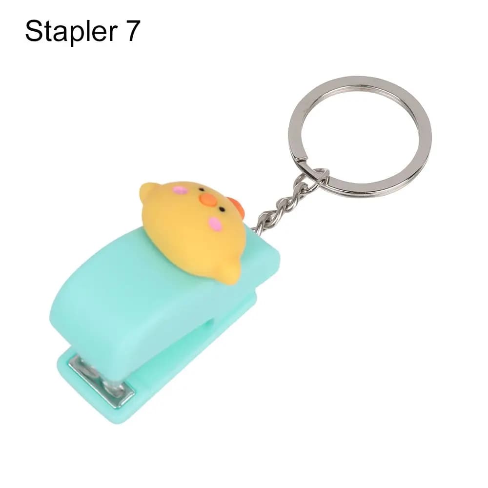 Mini Stapler with Document Clips and Paper Clips Set
