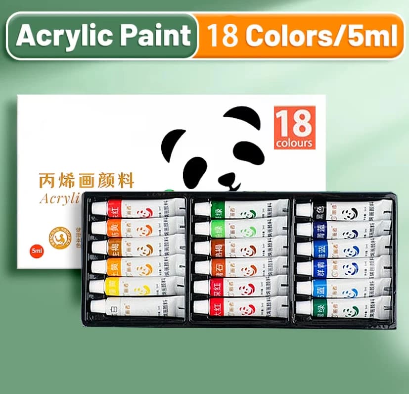 Acrylic Paint Set, 5ml Bottles, Non-Toxic