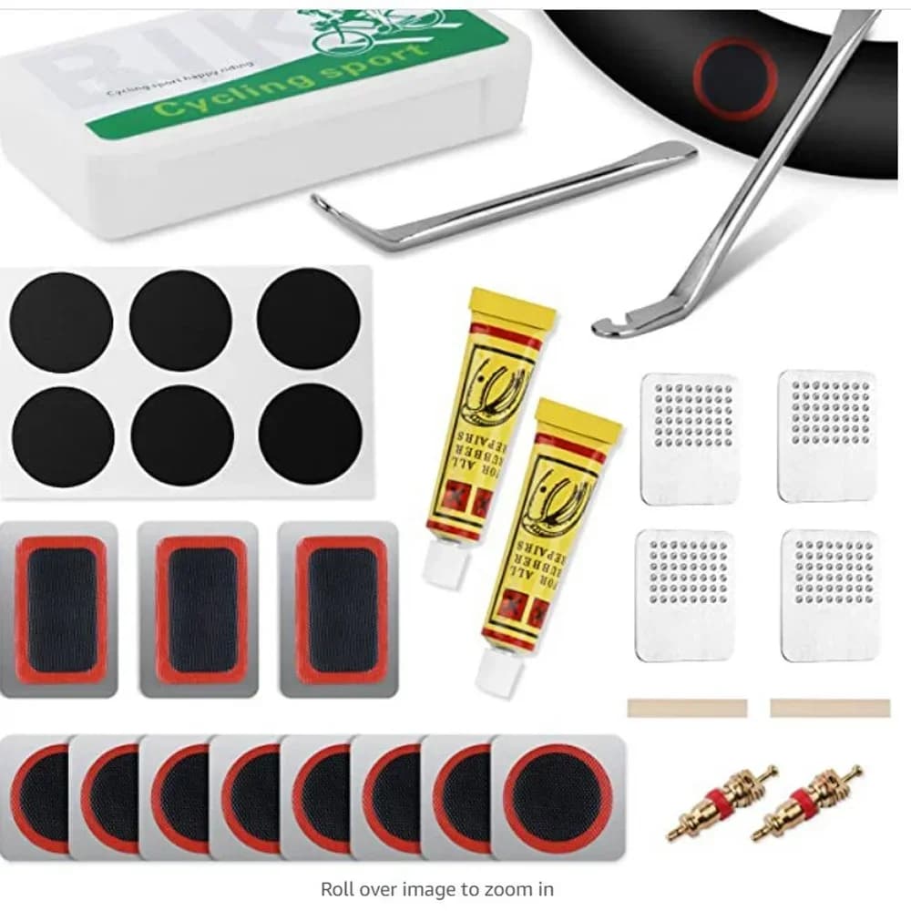 Bicycle Tire Repair Kit with Cold Patch