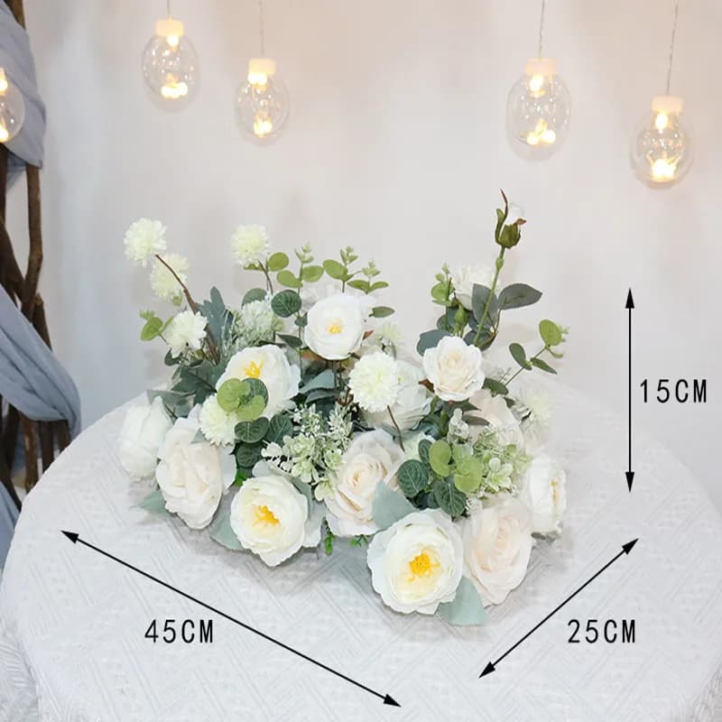 45cm Artificial Flower Wall Decoration Panel
