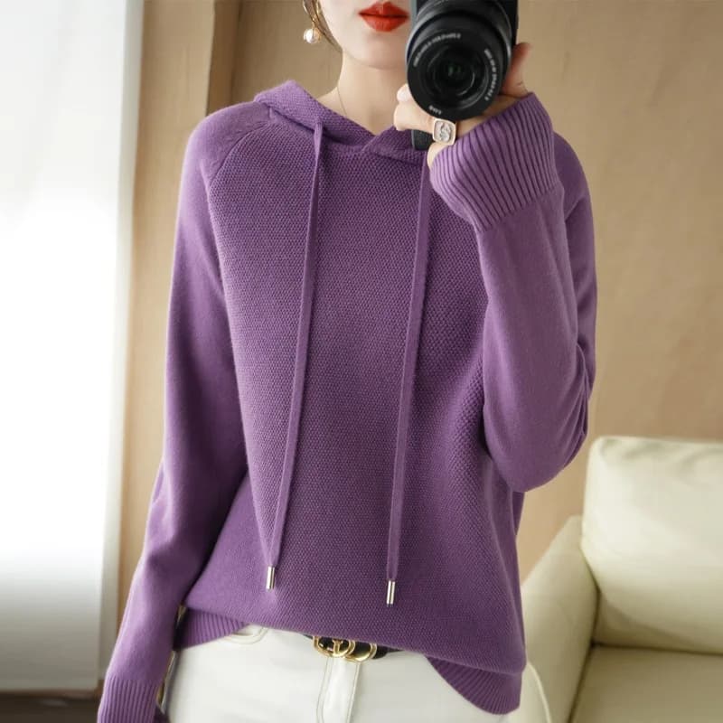 Women's Hooded Pullover Sweatshirt