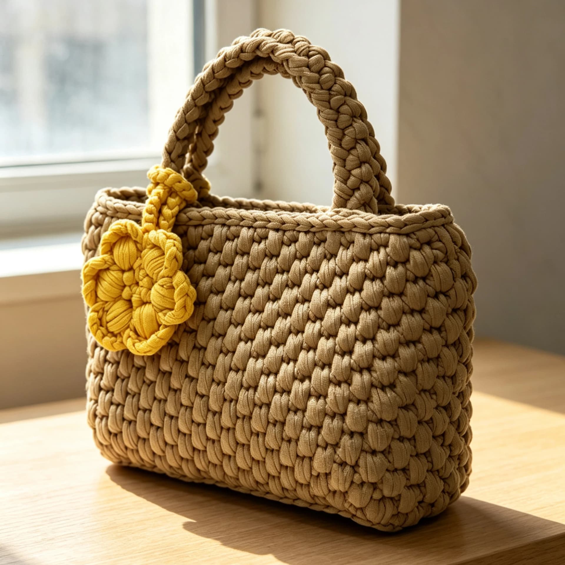 Women's Handbag, Bohemian Style Bag, Handmade Crochet Bag, Commuter Bag, Hawaiian Vacation Bag, Portable Bag, Unique Bag, Personalized Bag