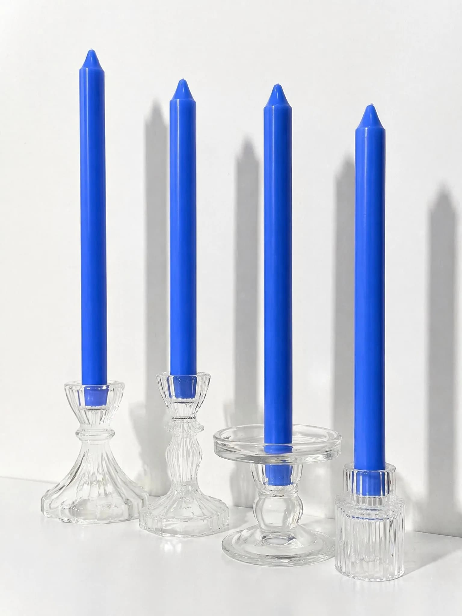 Blue Soy Wax Scented Candle Set