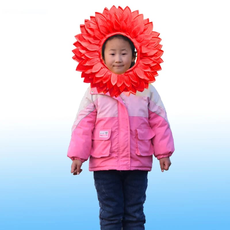 Sunflower Clown Mask Headgear Party Prop