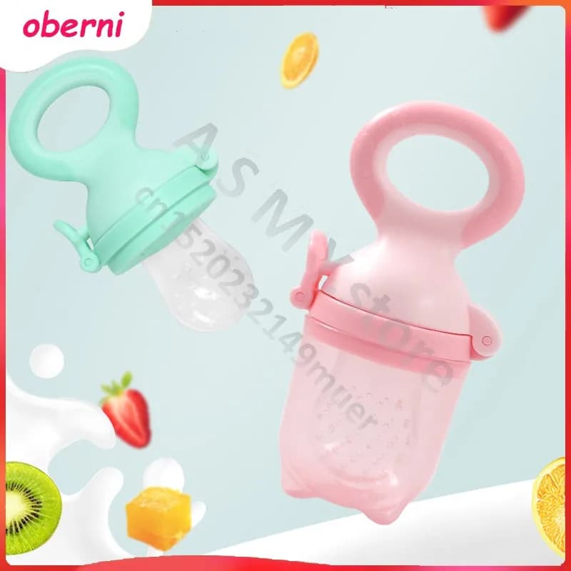 Baby Fresh Fruit Silicone Feeding Nibbler Bottle