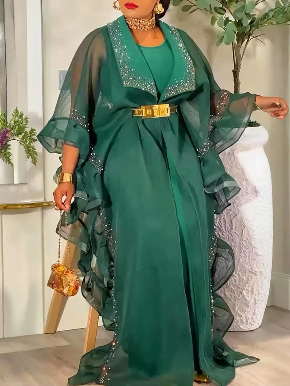 Traditional Coat and Vest Dress Set
