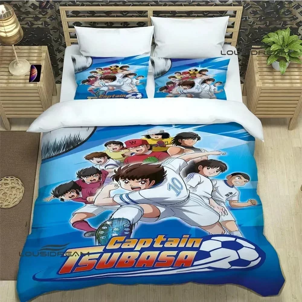 Captain Tsubasa Cartoon Bedding Set