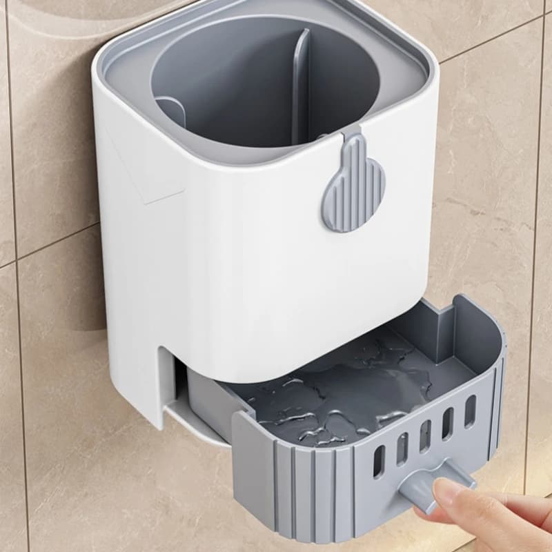 Wall Mounted Toilet Brush with Long Handle