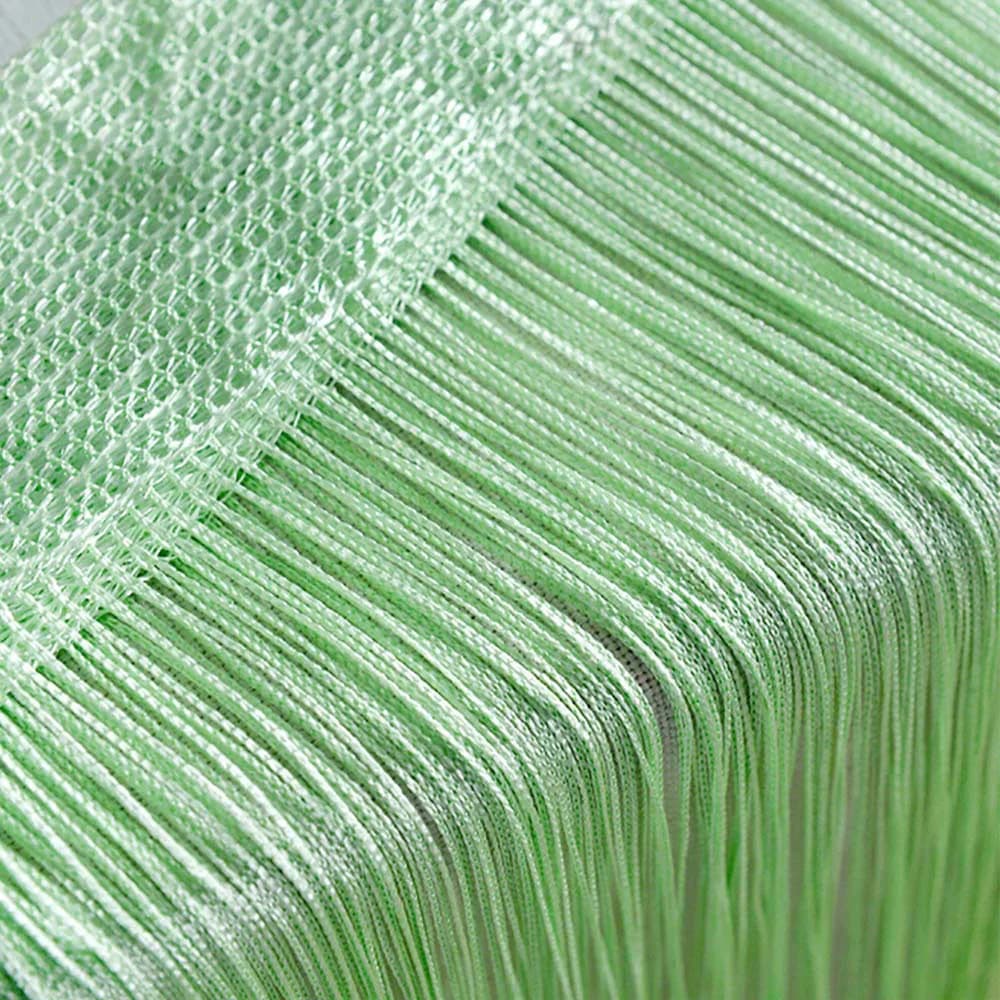 String Curtain Panel With Tassel Fringe