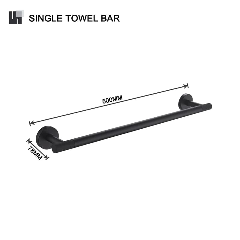 Bathroom Accessories Hardware Set Kit Towel Bar Wall Mount Toilet Paper Holder Hand Robe Hook Hanger Stainless Steel