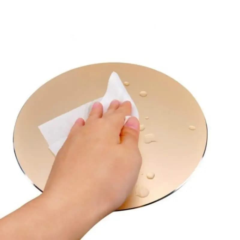 Round Metal Gaming Mouse Pad