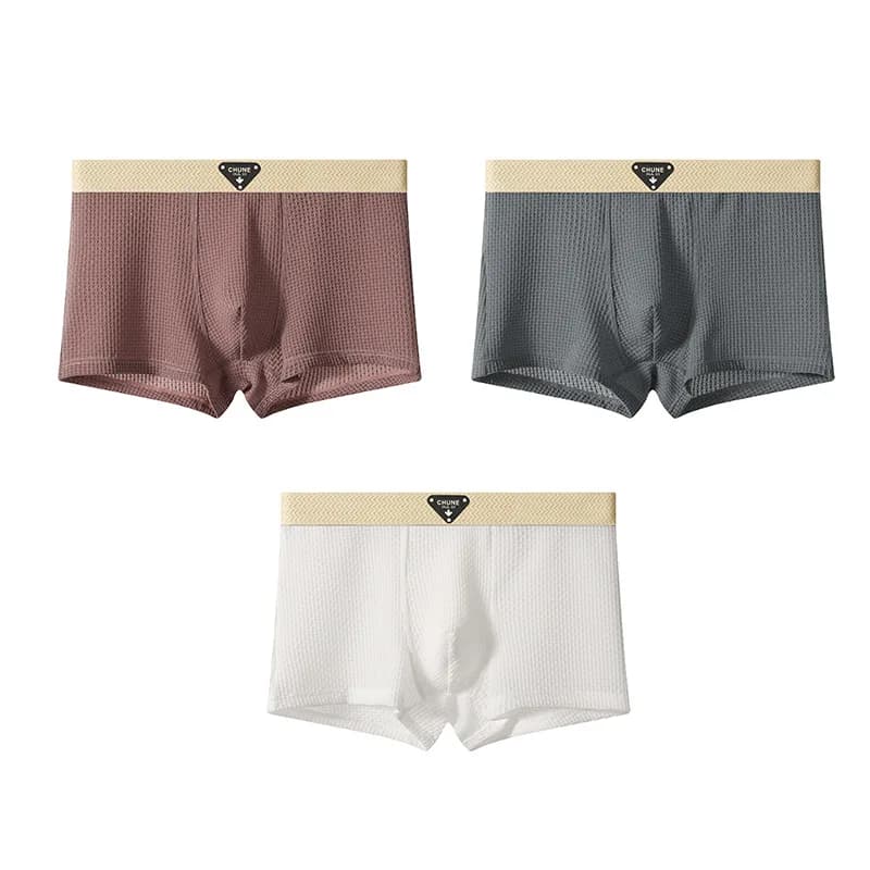 Men's Breathable Boxer Briefs Anatomical Support