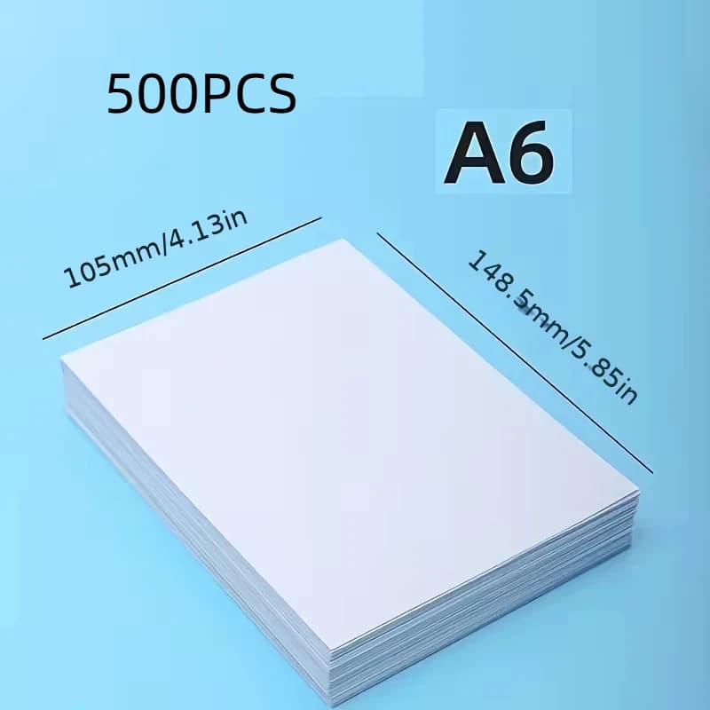 A6 Copy Paper Small Size 500 Sheet Pack