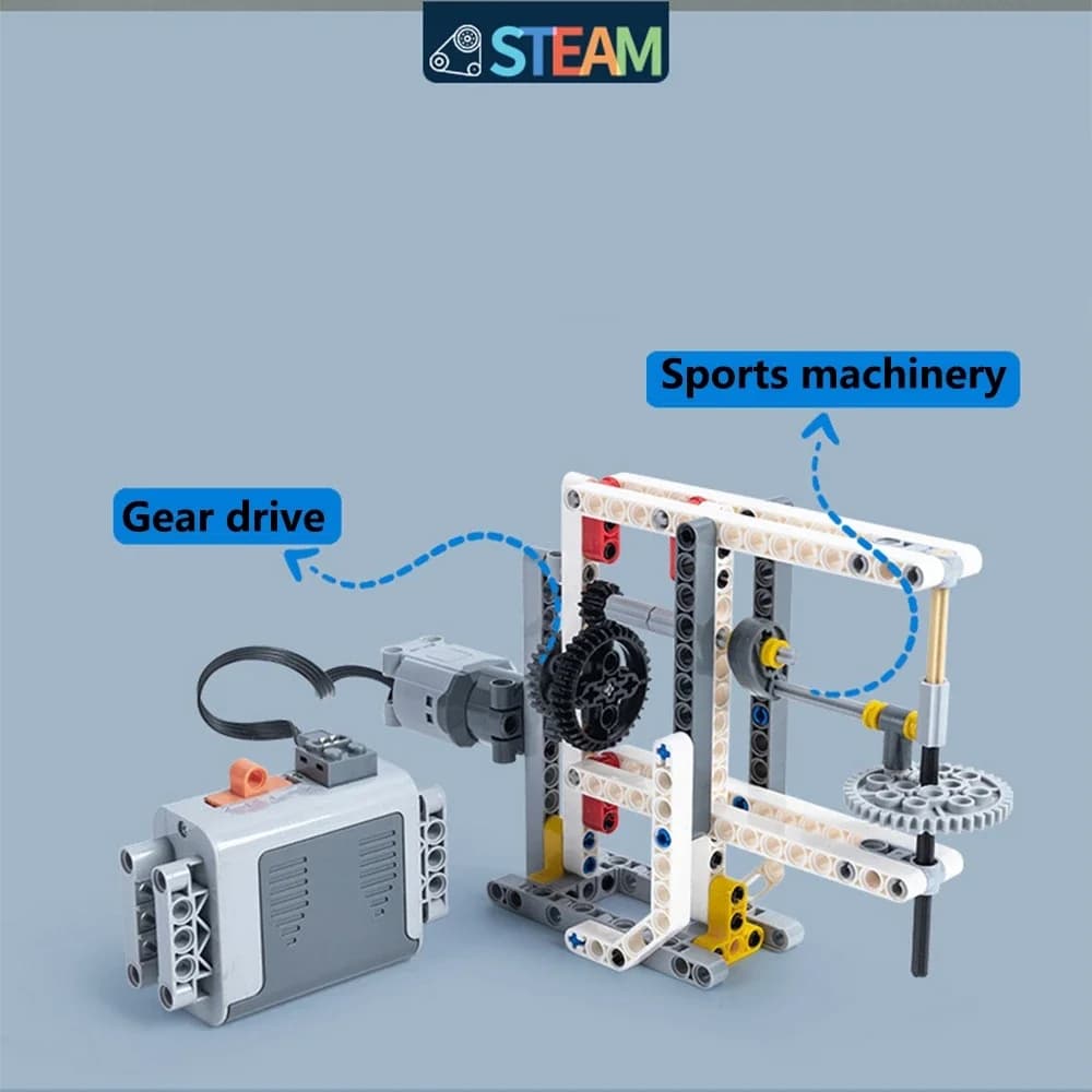 Technical STEM Building Set with Creative MOC Bricks