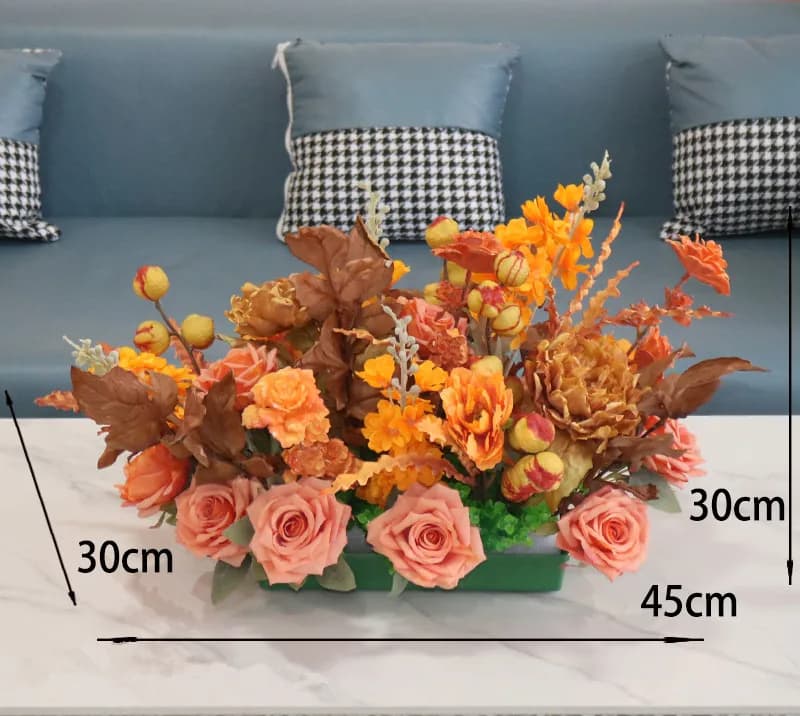 45cm Artificial Flower Wall Decoration Panel