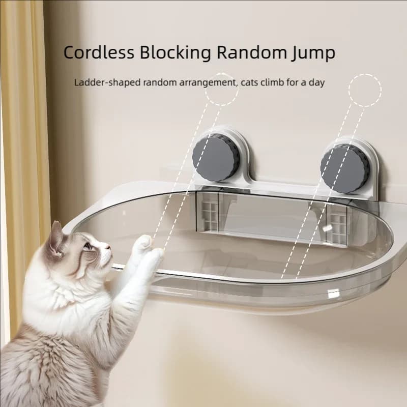 Clear Window Hammock Bed for Cats