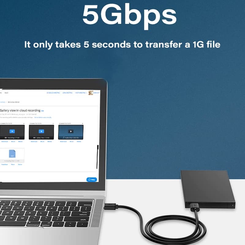 USB 3.0 Extension Cable Male to Male