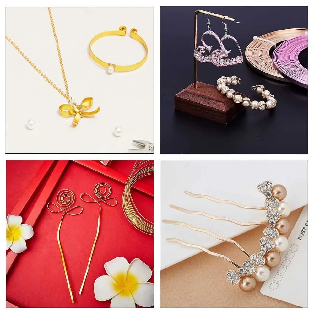 Flat Aluminum Craft Wire for Jewelry Making
