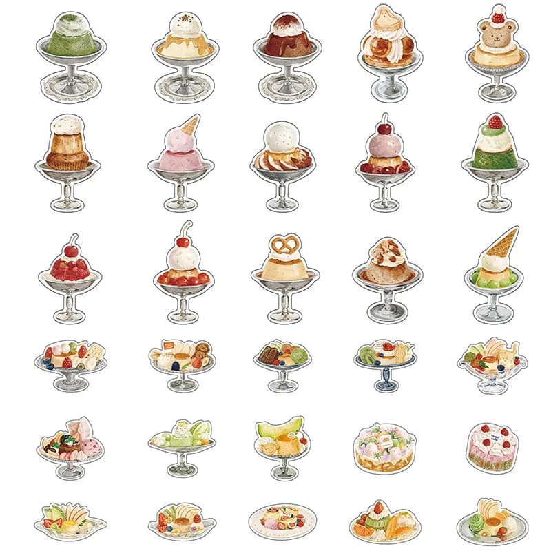 Juice Dessert Sticker Sheets