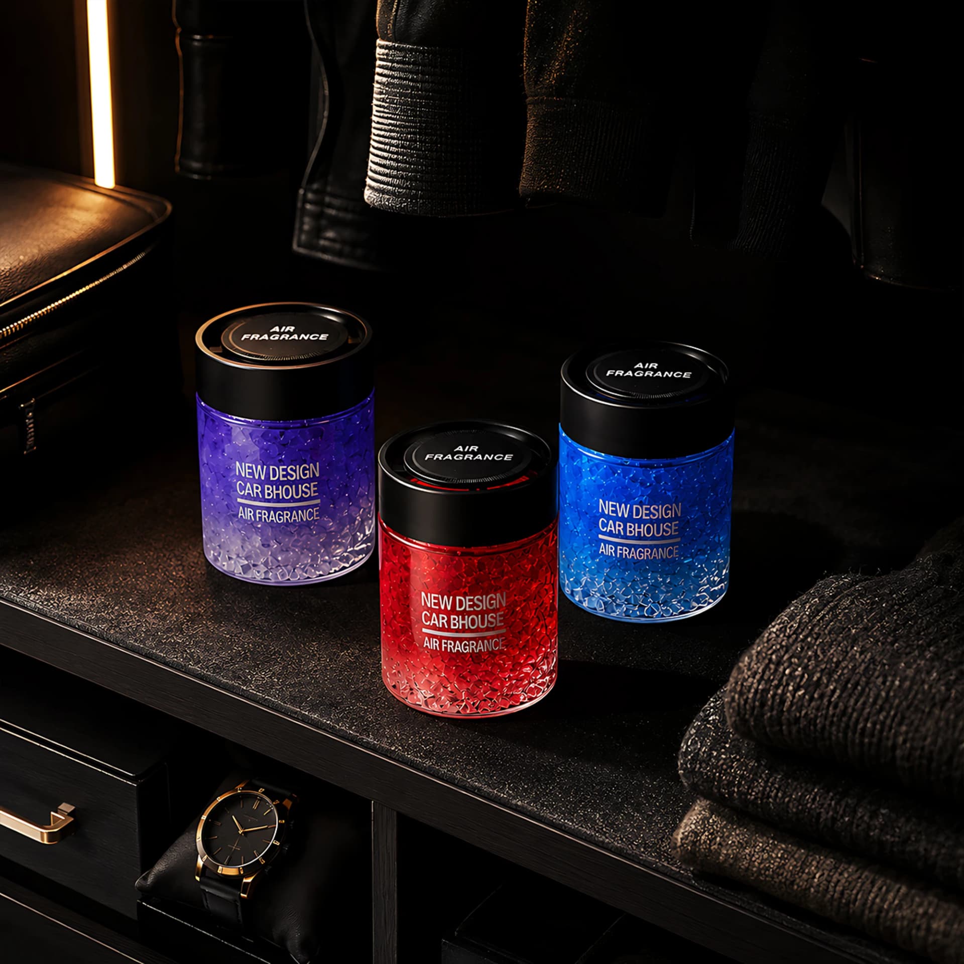 Car Air Freshener Solid Fiber Cotton Diffuser