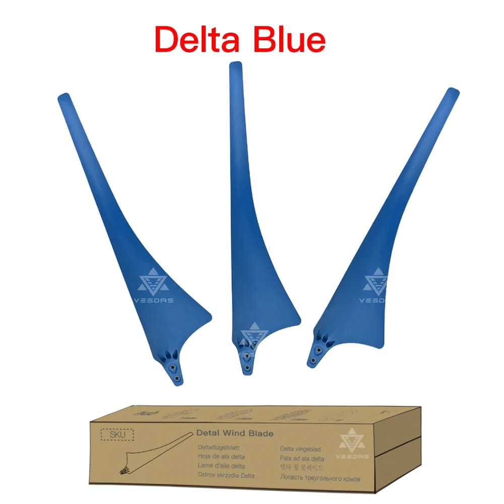 Delta Wing High Carbon Fibers Blade Wind Turbine Generator Blade For Wind Turbine Generator Windmill 200w 600w 800W