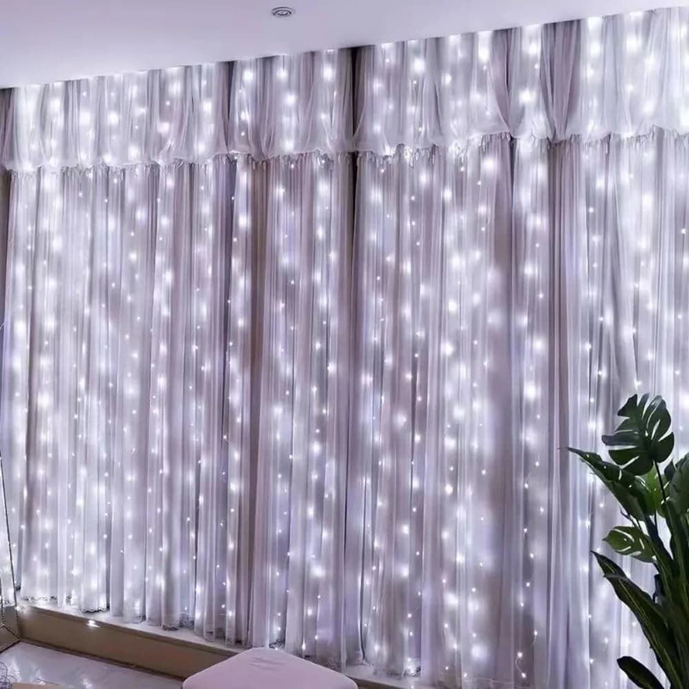 LED Fairy String Curtain Lights 3m/6m