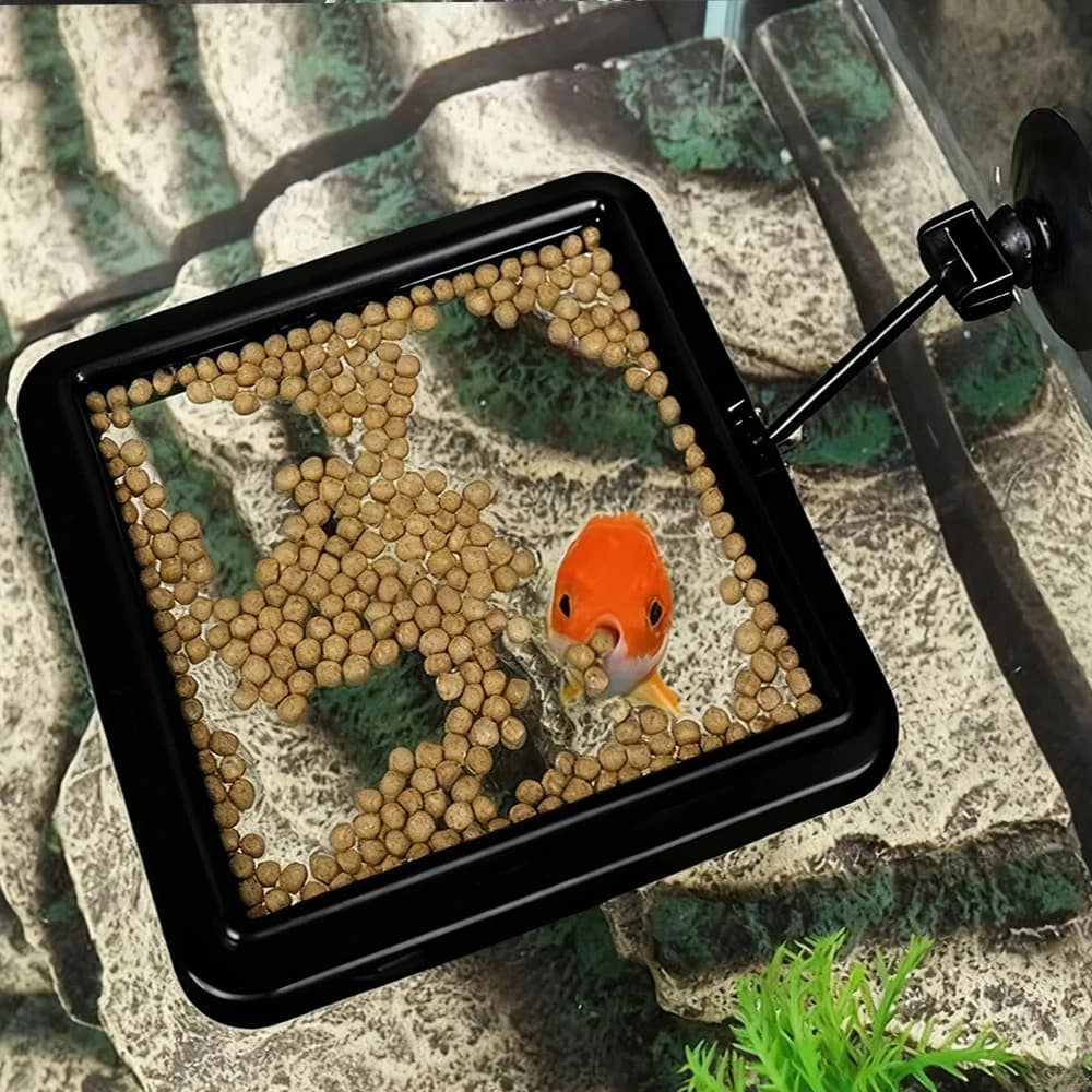 Aquarium Floating Feeding Ring with Suction Cup
