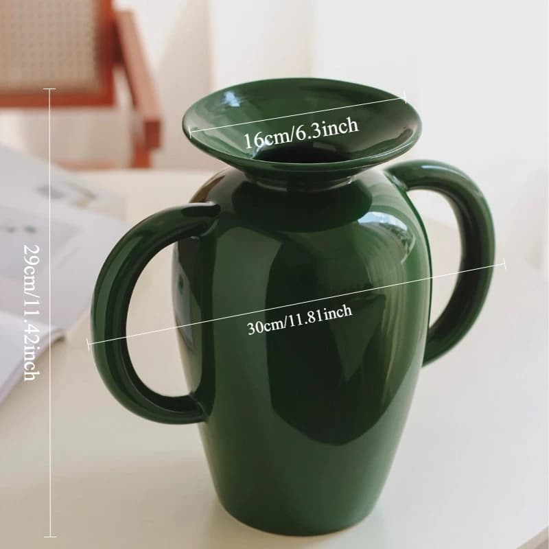 Ceramic Flower Vase Nordic Retro Design