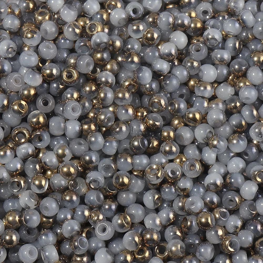 130pc Glass Round Beads Jewelry Making Set