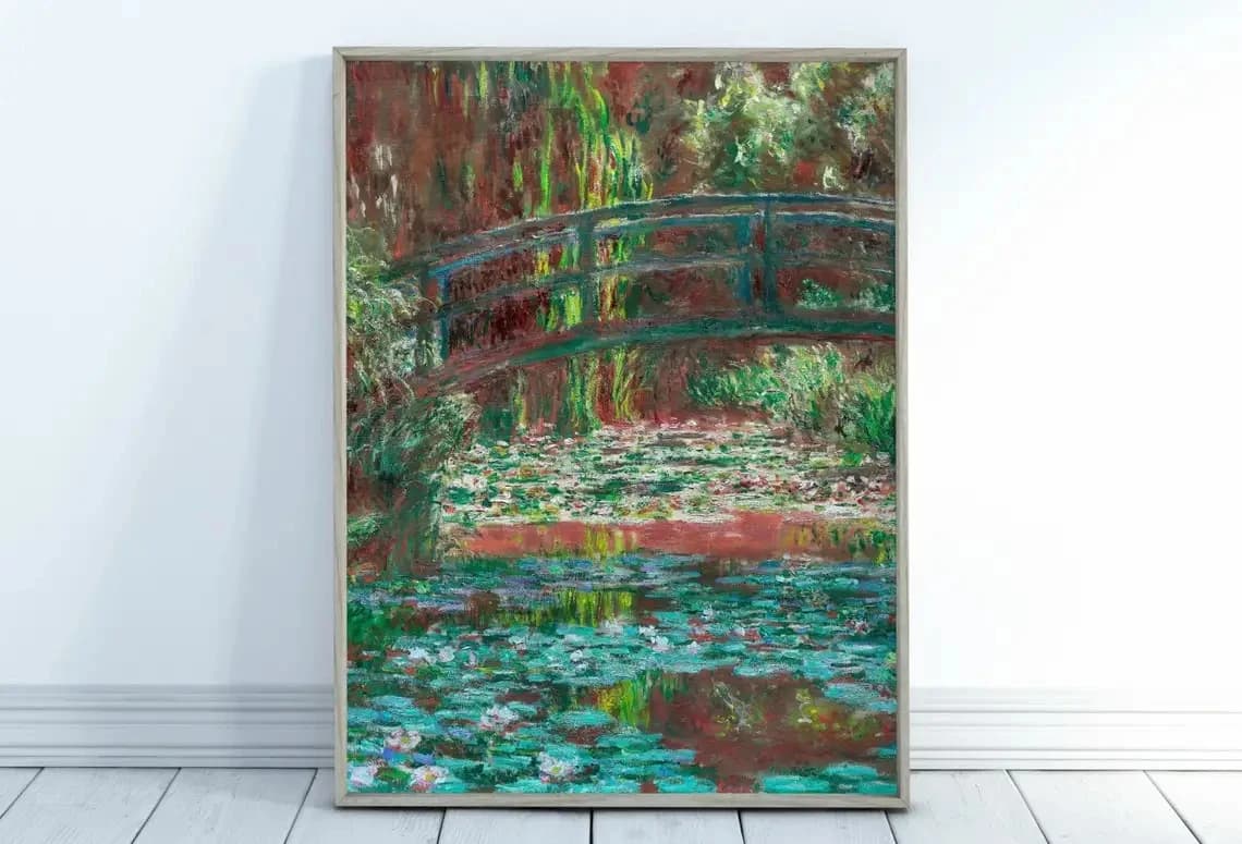 Modern Abstract Landscape Canvas Wall Art Print