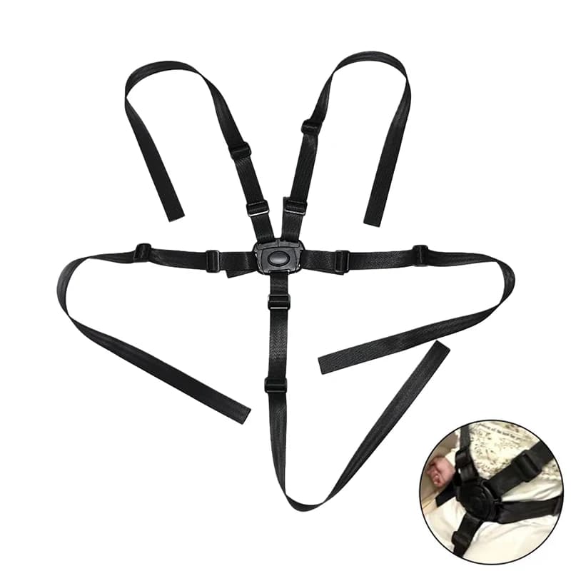 Five-Point Safety Seat Belt for High Chairs