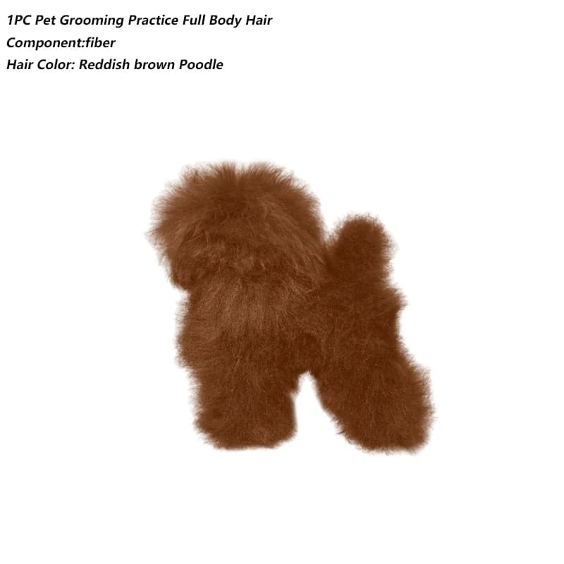 Pet Grooming Training Hair For Dog Model DIY Styling And Scissor Practice Tool B03D
