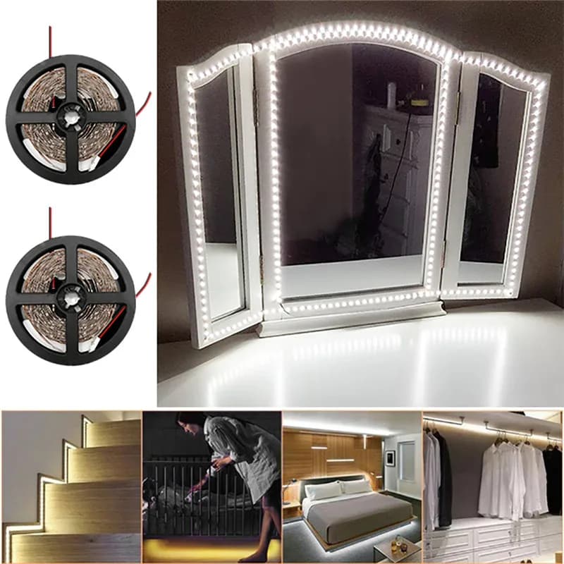 LED Strip Light 12V 5M 300 Leds SMD 3528 Diode Tape RGB & Single Colors High Quality LED Ribbon Flexible Home Decoration Lights