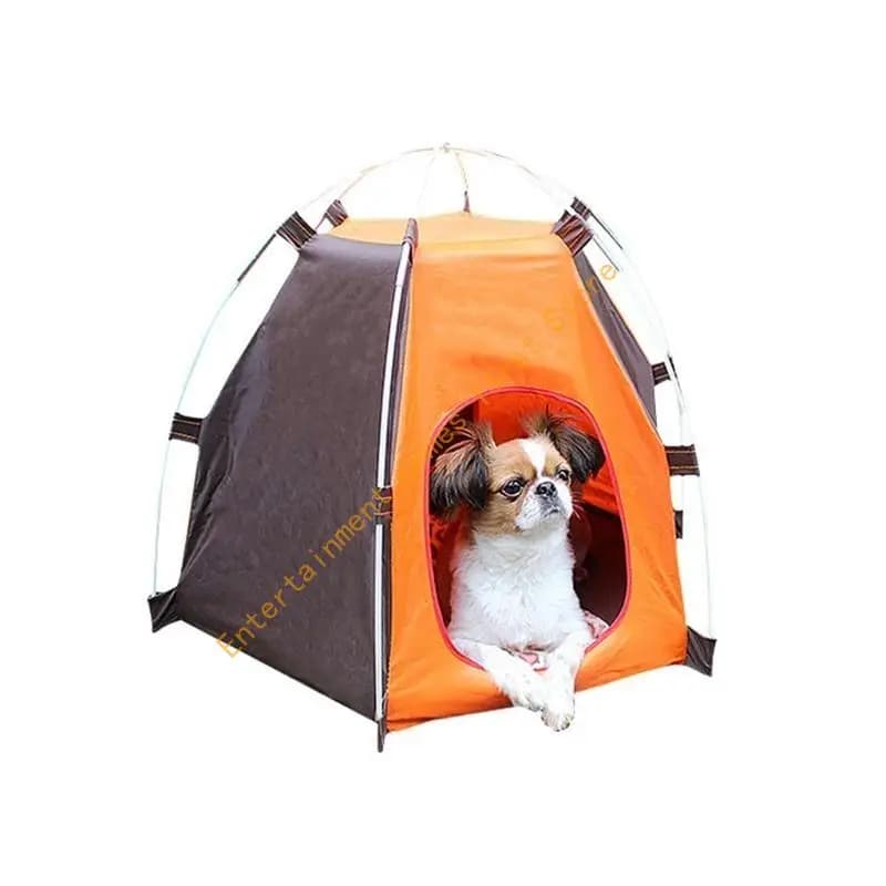 Elevated Outdoor Dog Cot with Removable Canopy