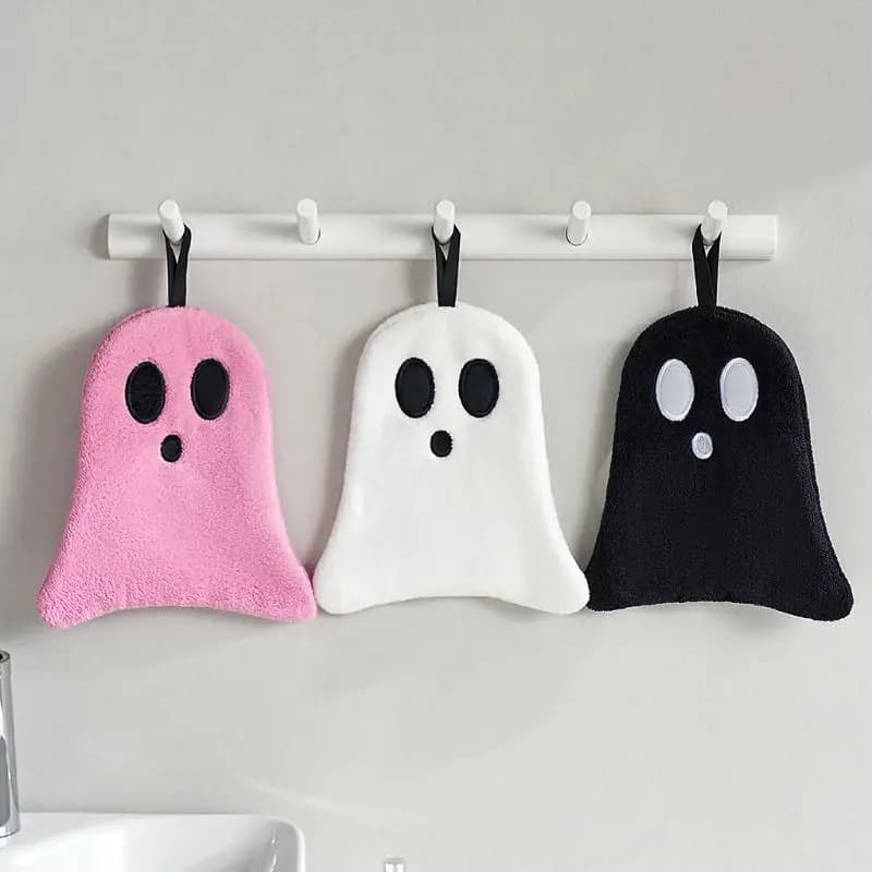 Ghost Shaped Halloween Hand Towel