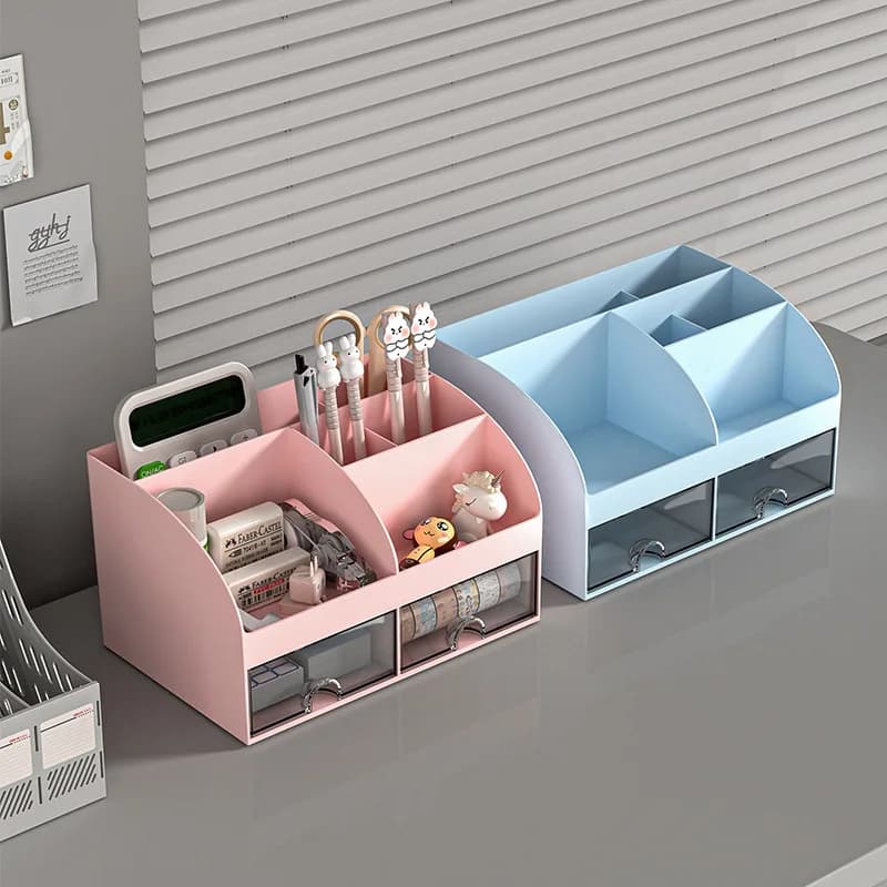 Desk Organizer with 2 Drawers