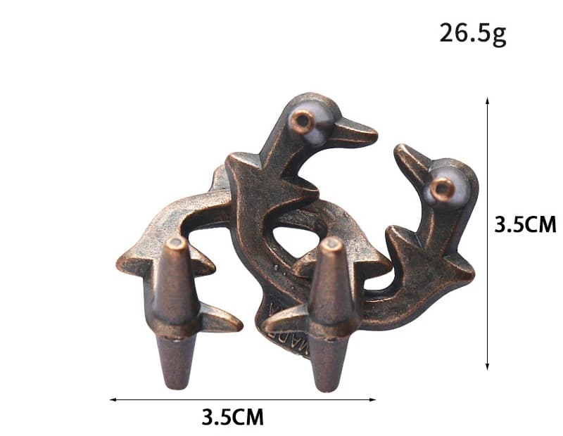 Metal Lock Brain Teaser Puzzles