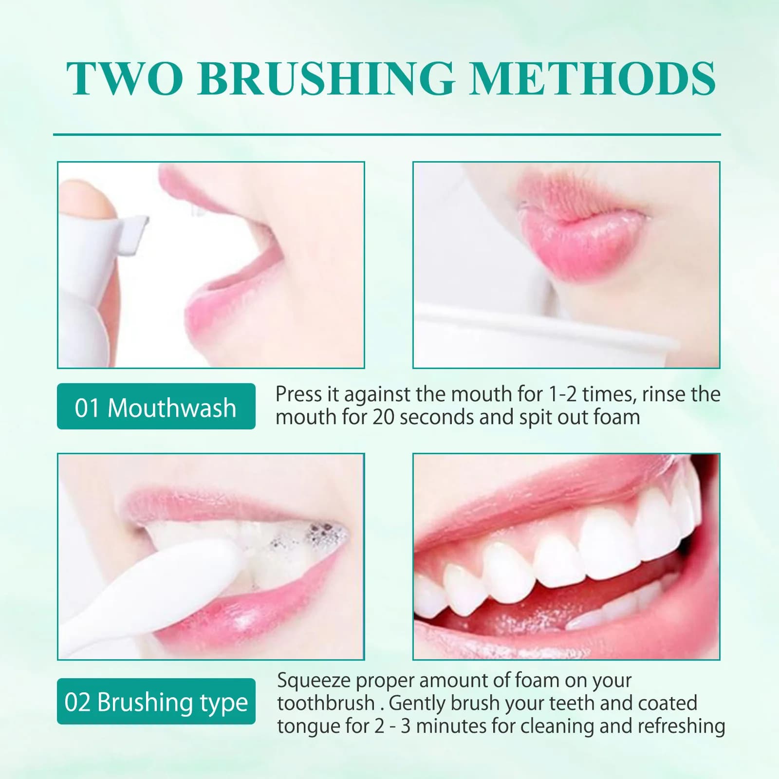 Whitening Foam Toothpaste Mousse