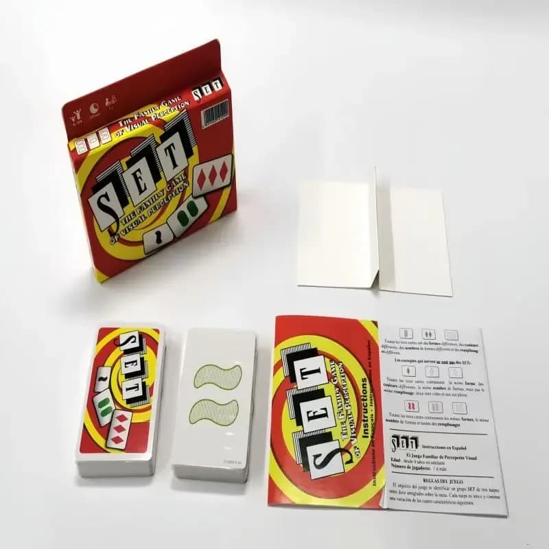 Visual Perception Card Game for Family Party