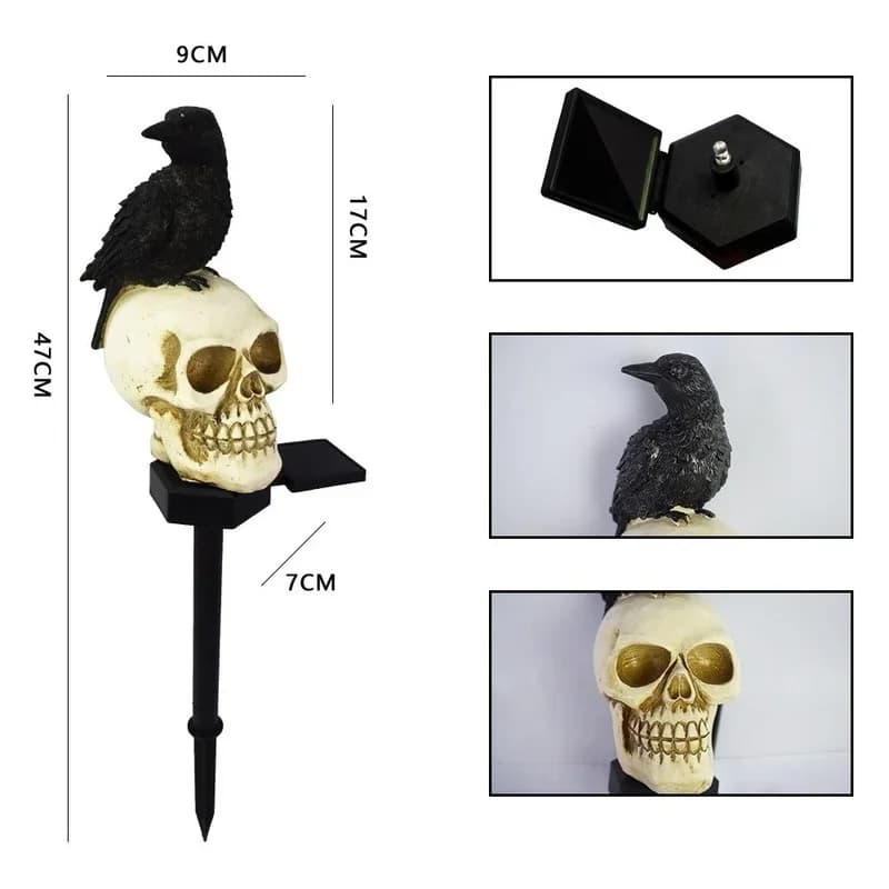 Halloween Skeleton Ghost Outdoor Light Decoration