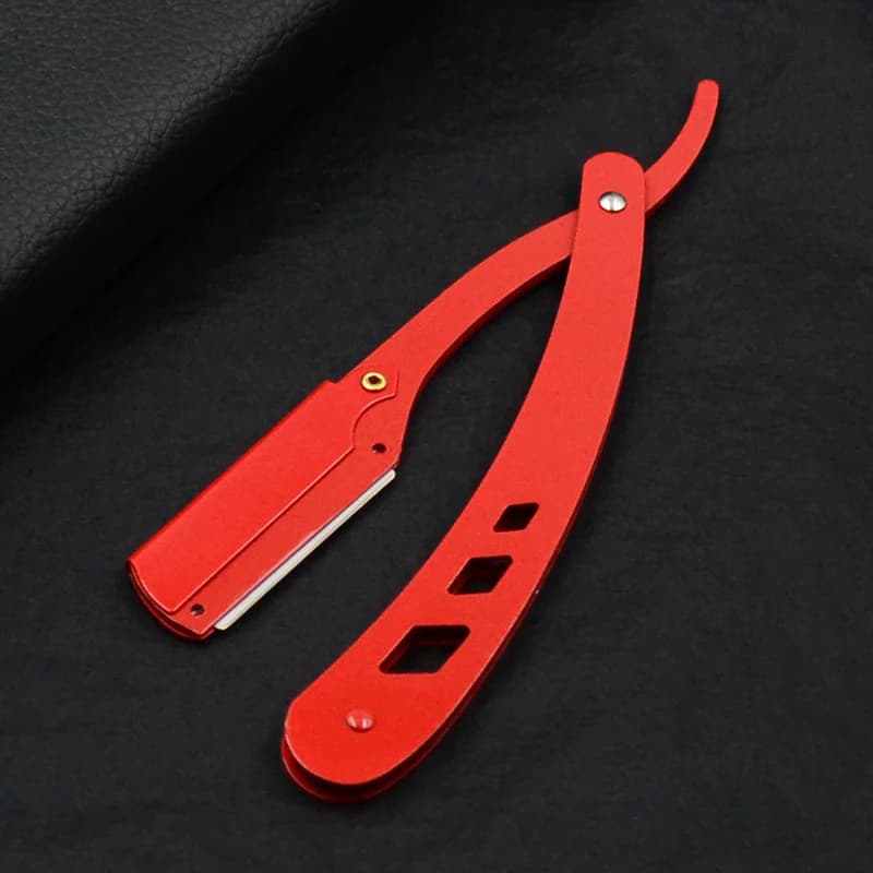 Antique Black Folding Straight Razor Holder