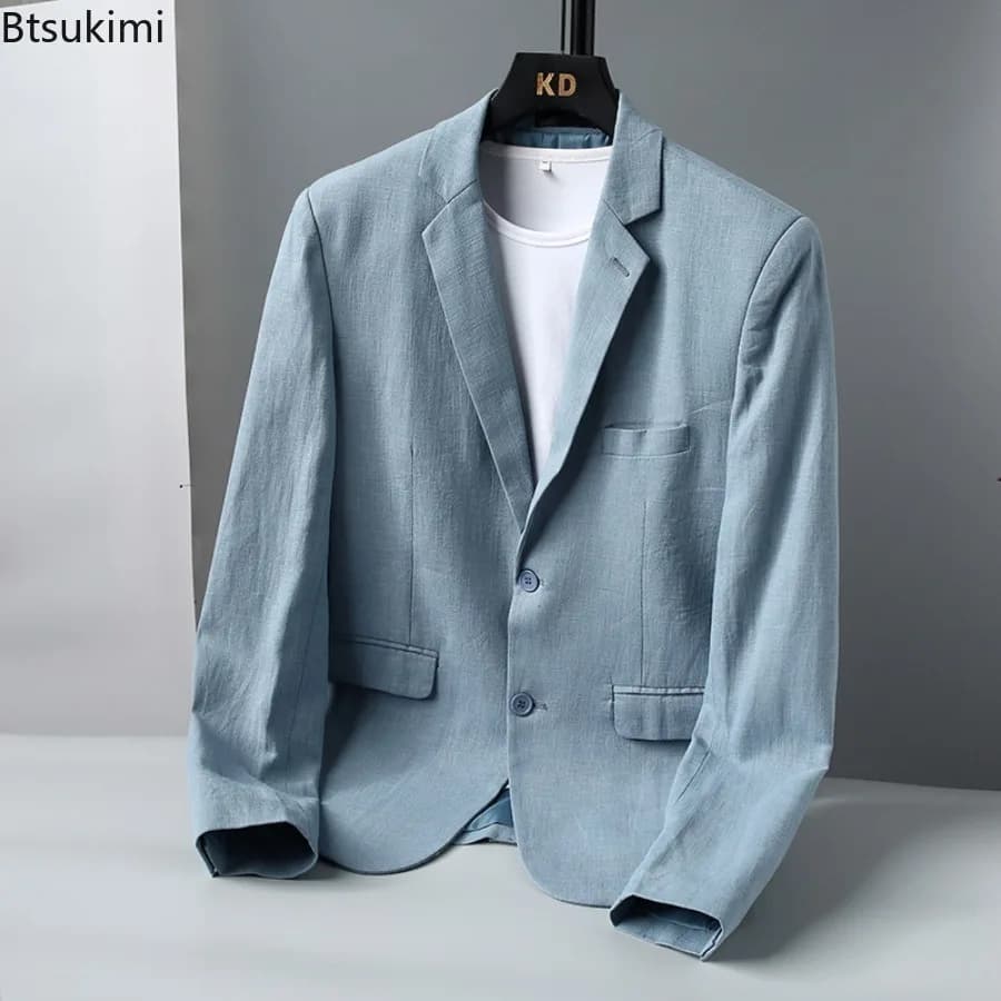 Men's Breathable Linen Blazer