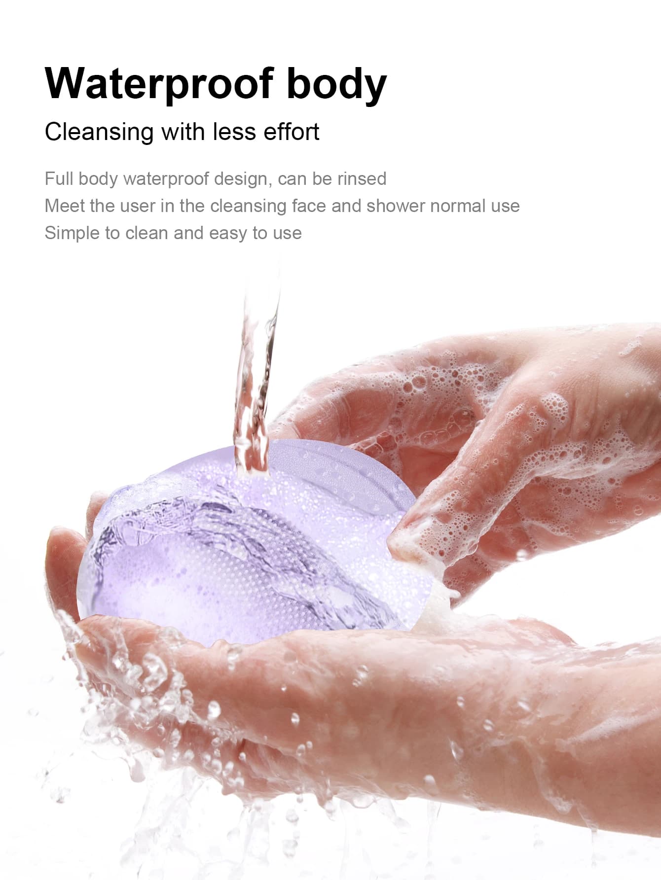 Sonic Silicone Facial Cleansing Brush
